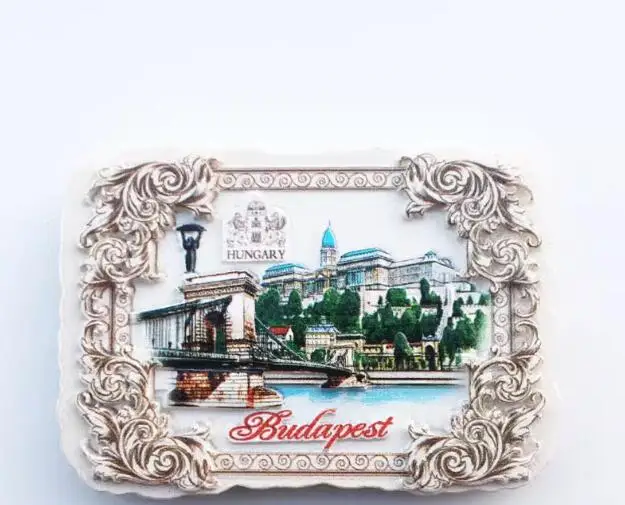 Магнитные наклейки на холодильник, Венгрия, путешествия, Будапешт, туристический стиль, украшение дома, наклейки на холодильник