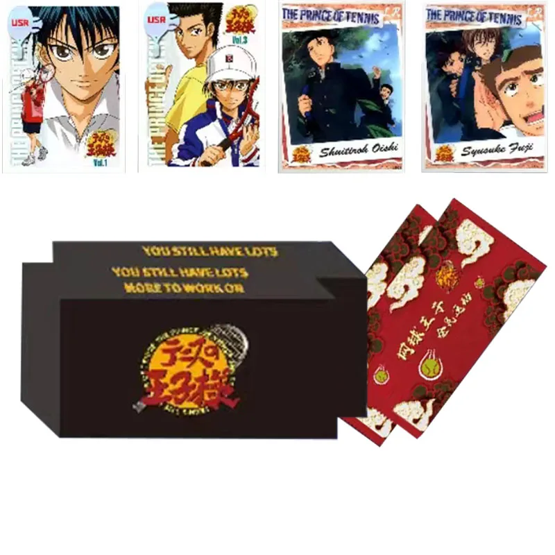 

New Original Prince of Tennis Anime Figures Ryoma Echizen Tezuka Kunimitsu EX Premium Rare Hot Stamping Thick Collection Cards