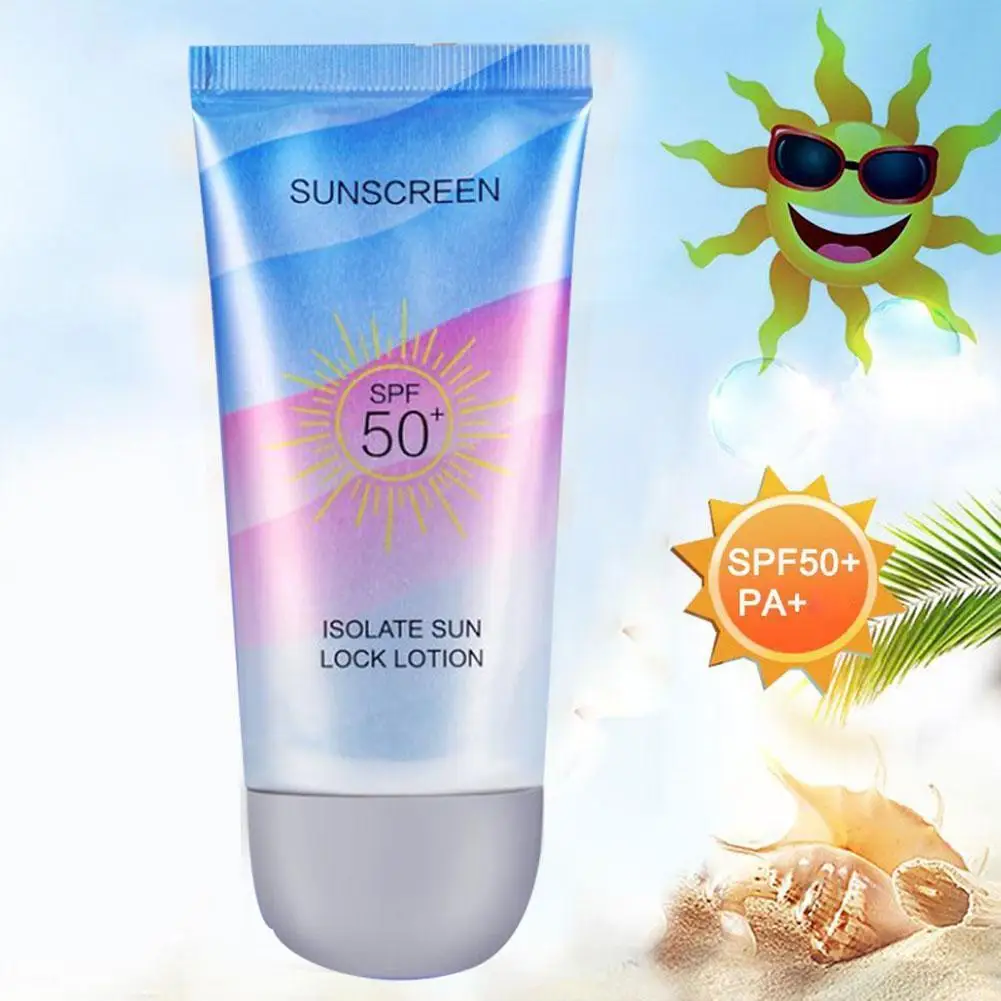 

60ml Whitening Essence Facial Sunscreen Cream SPF50+ Protect Facial Aging Sunblock Suncream Moisturizer Anti Control Oil Sk L6G7
