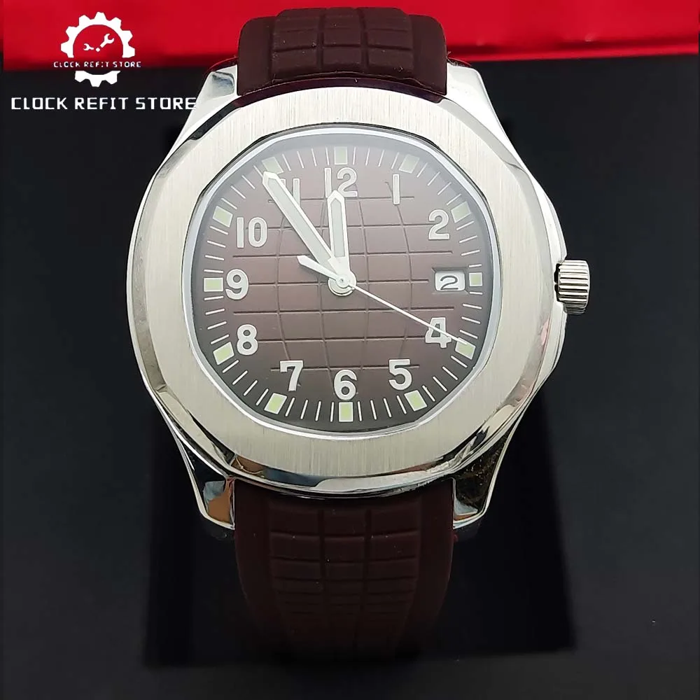 Роскошные автоматические механические мужские часы 42 мм с движением NH35