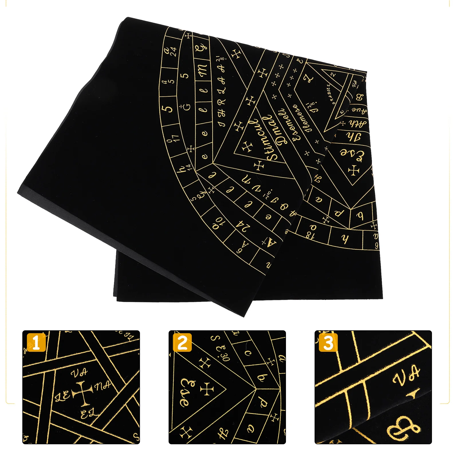 Delicate Tarot Game Tablecloth Astrology Divination Desk Cloth Tarot Prop Board Game Fortune Astrology Oracle Card Pad Drop Ship