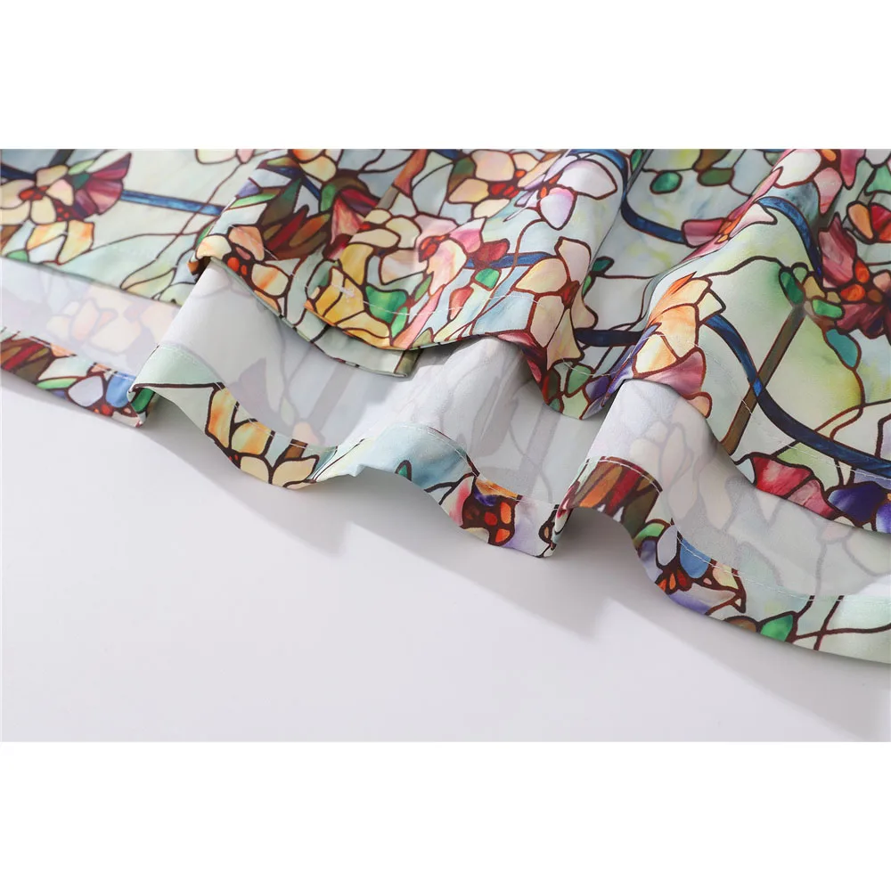 Мужская рубашка Dark Icon с цветочным принтом