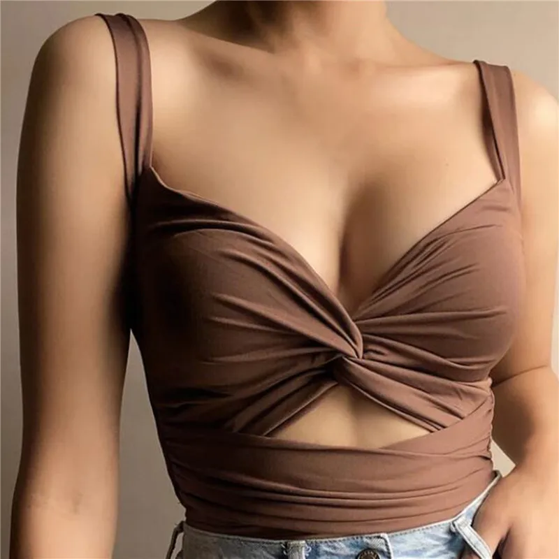 

2022 Sexy Women Sleeveless Short Crop tops Ladies Vest Casual Tank Top Women's Tube Top Female Black White