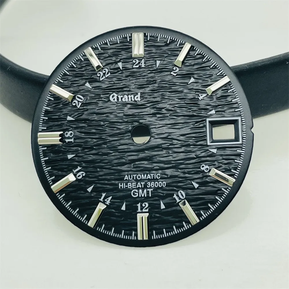 

New 28.5mm Leaf Pattern Studs GMT NH34 Dial Watch Mod Accessories