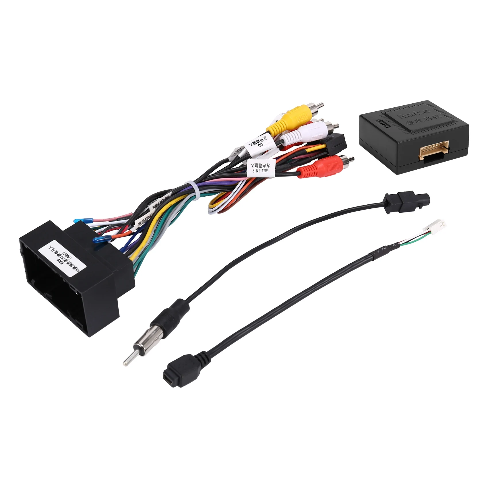 

16Pin Android Wiring Harness USB Cable with Canbus for Jeep Cherokee 15-19/Compass 2017+/Wrangler/Renegade/Fiat 500