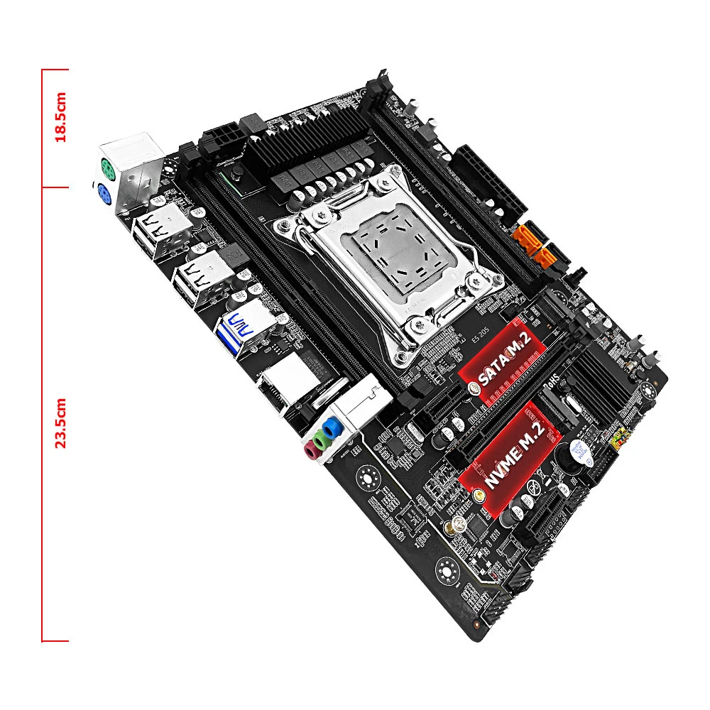 MACHINIST V205 комплект материнской платы с LGA 2011-3 Xeon E5 2670 V3 ЦП DDR4 16 Гб ОЗУ 2133 МГц память