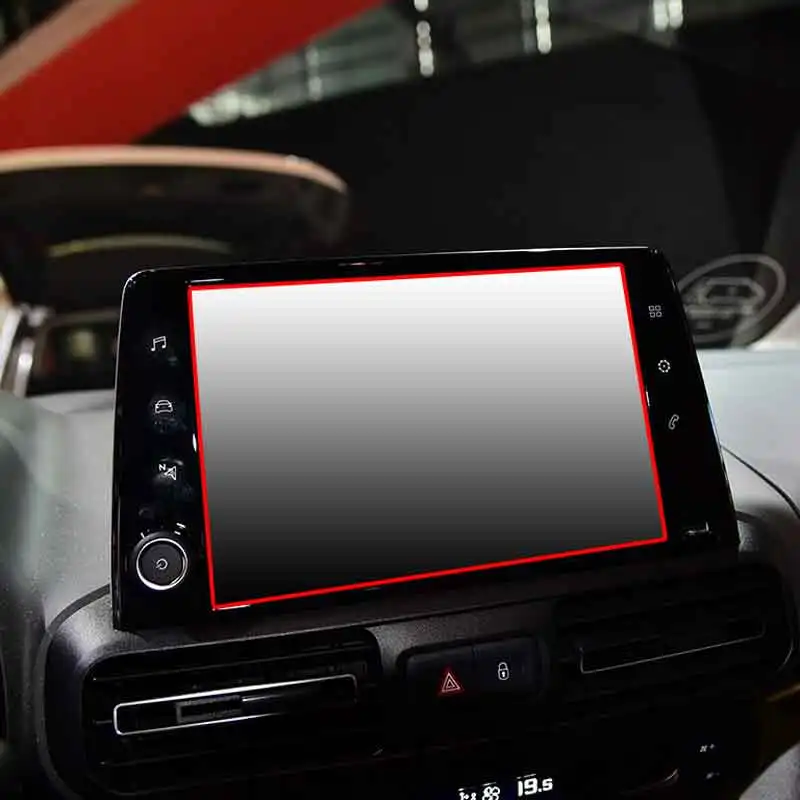 

For Citroen Berlingo 2019 Car Radio GPS Navigation Screen Protector Film Auto Interior Sticker Anti-scratch Film Accessories