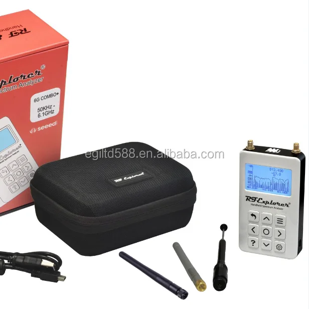 

Handheld Spectrum Analyzer RF Explorer 6G Combo Plus Spectrum Analyzer 50KHz to 6.1ghz 6G Signal Full Band