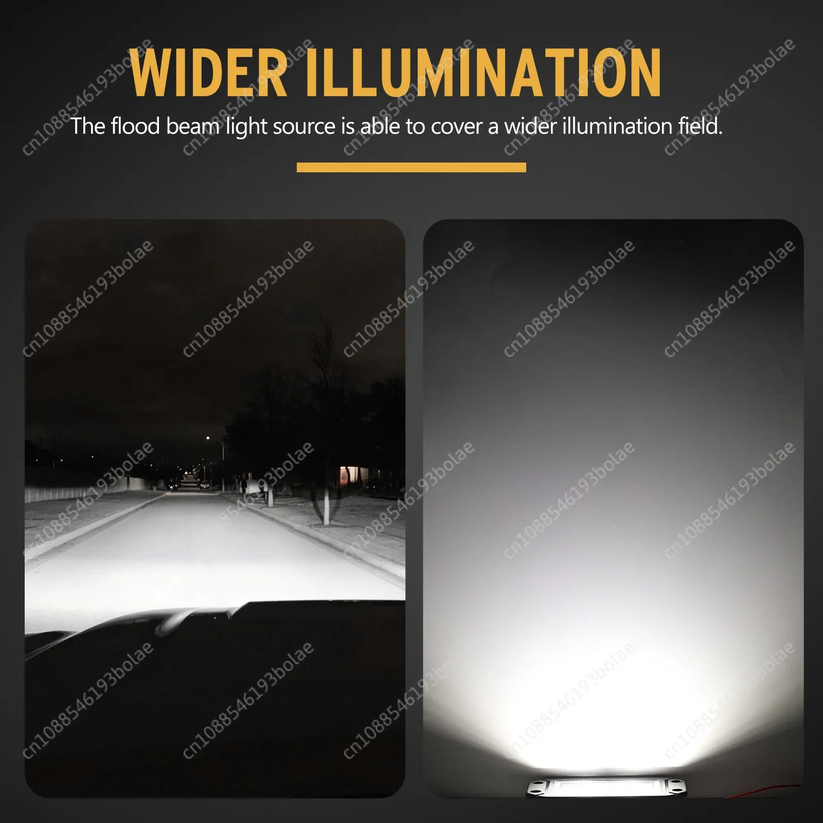 6-дюймовый супер яркий 4800LM прожектор светодиодный рабочий фонарь для 4x4