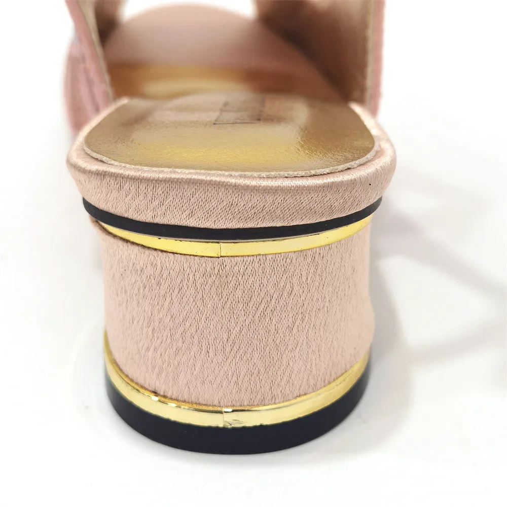 Nable New Pink Color Glossy PU Fabric With Bright Rhinestones For Decoration Daily Wearable Party Ladies Shoes And Bags