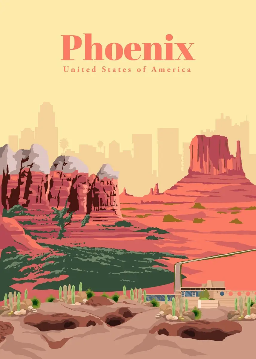 Постеры для путешествий в американском городском стиле декоративная картина