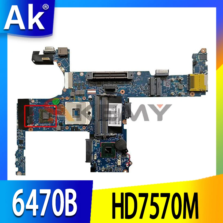 

686039-001 For HP ProBook 6470B 8470W 8470P Laptop Motherboard 6050A2470001-MB-A04 HD7570M / 1G 100% fully tested SLJ8A