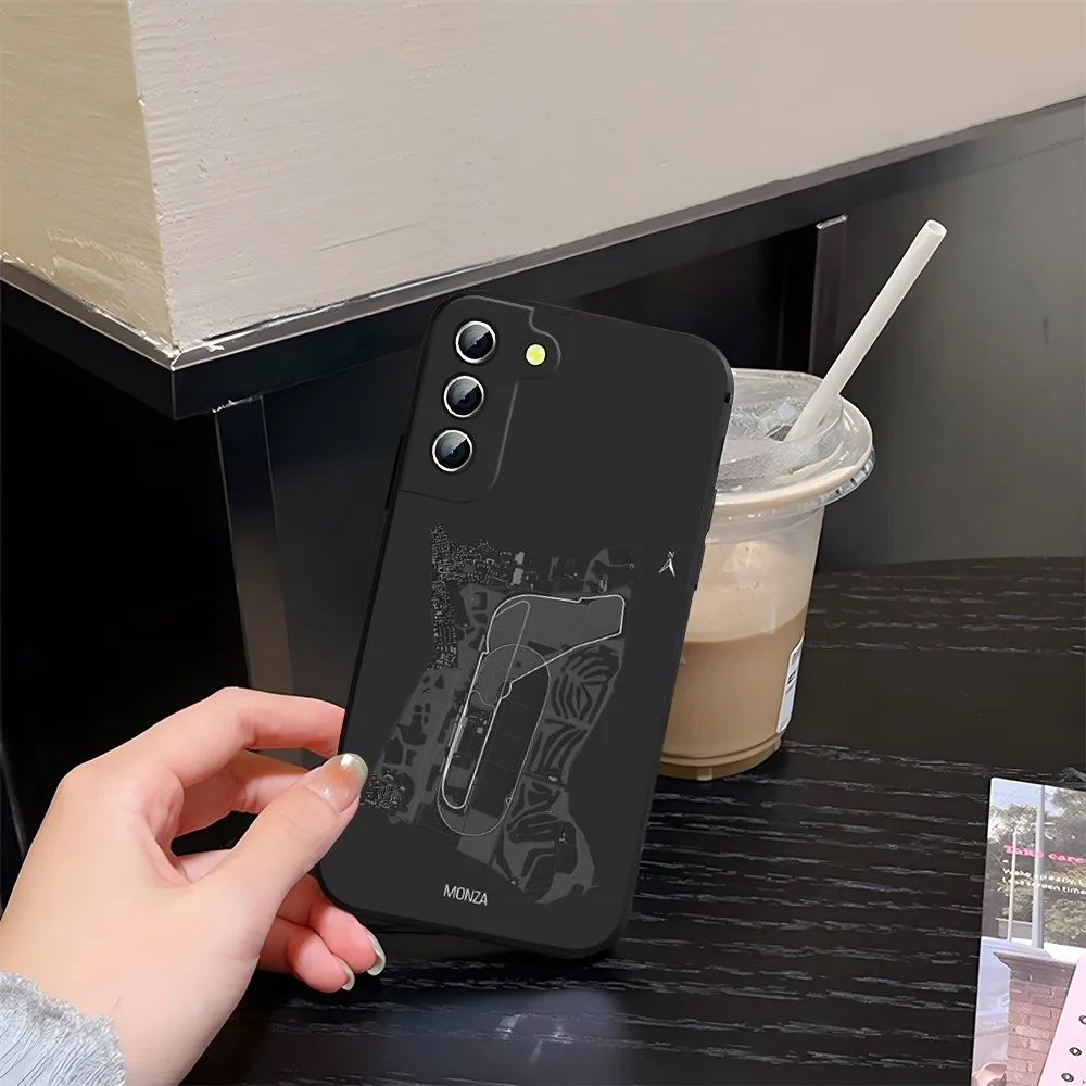 Чехол для телефона F1 Track Circuit силиконовая задняя крышка Samsung A05 A53 A51 A14 A34 A52 A50 A33 A13 A22