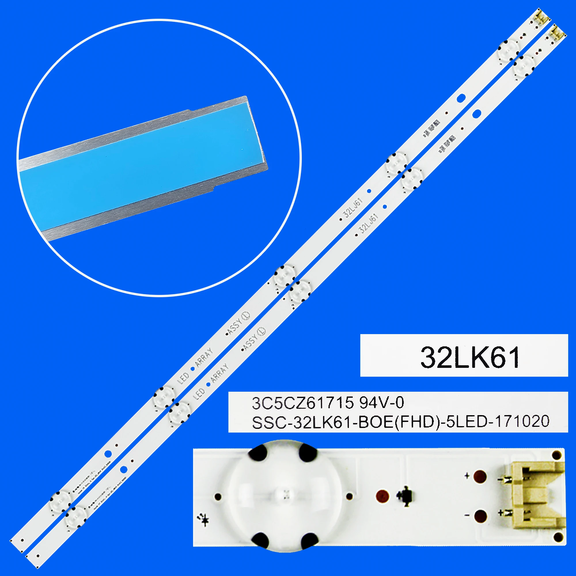 

Светодиодная лента подсветки BALL EAV64012401 для SSC_32LK61_BOE(FHD) 5LED