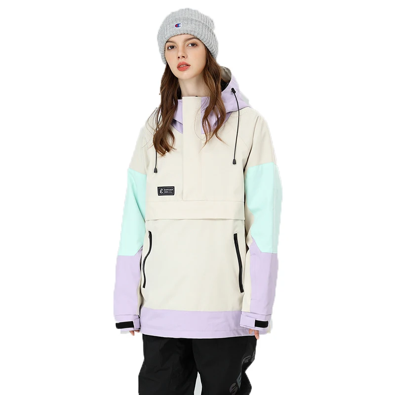 

Теплый лыжный костюм omen с капюшоном для женщин и мужчин, водонепроницаемая ветрозащитная Светоотражающая куртка для лыж и сноуборда, уличная одежда