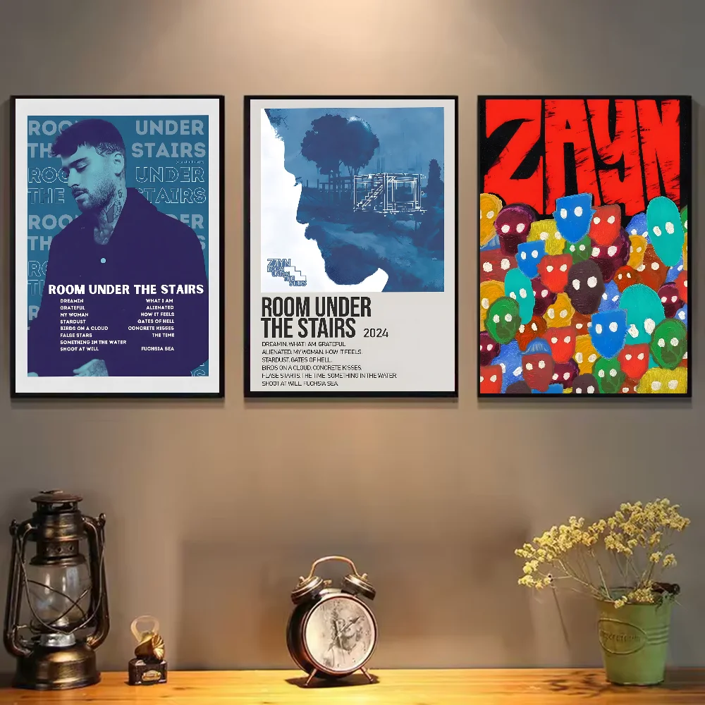 Фото Z-Zayn Malik Nobody ls прослушивающий постер HD искусство липкая стена водонепроницаемый дом гостиная спальня бар эстетическое украшение №4