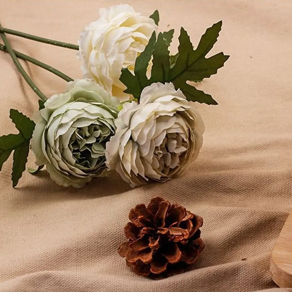 Искусственные цветы пеонии Real Touch элегантные реалистичные шелковые пиона не