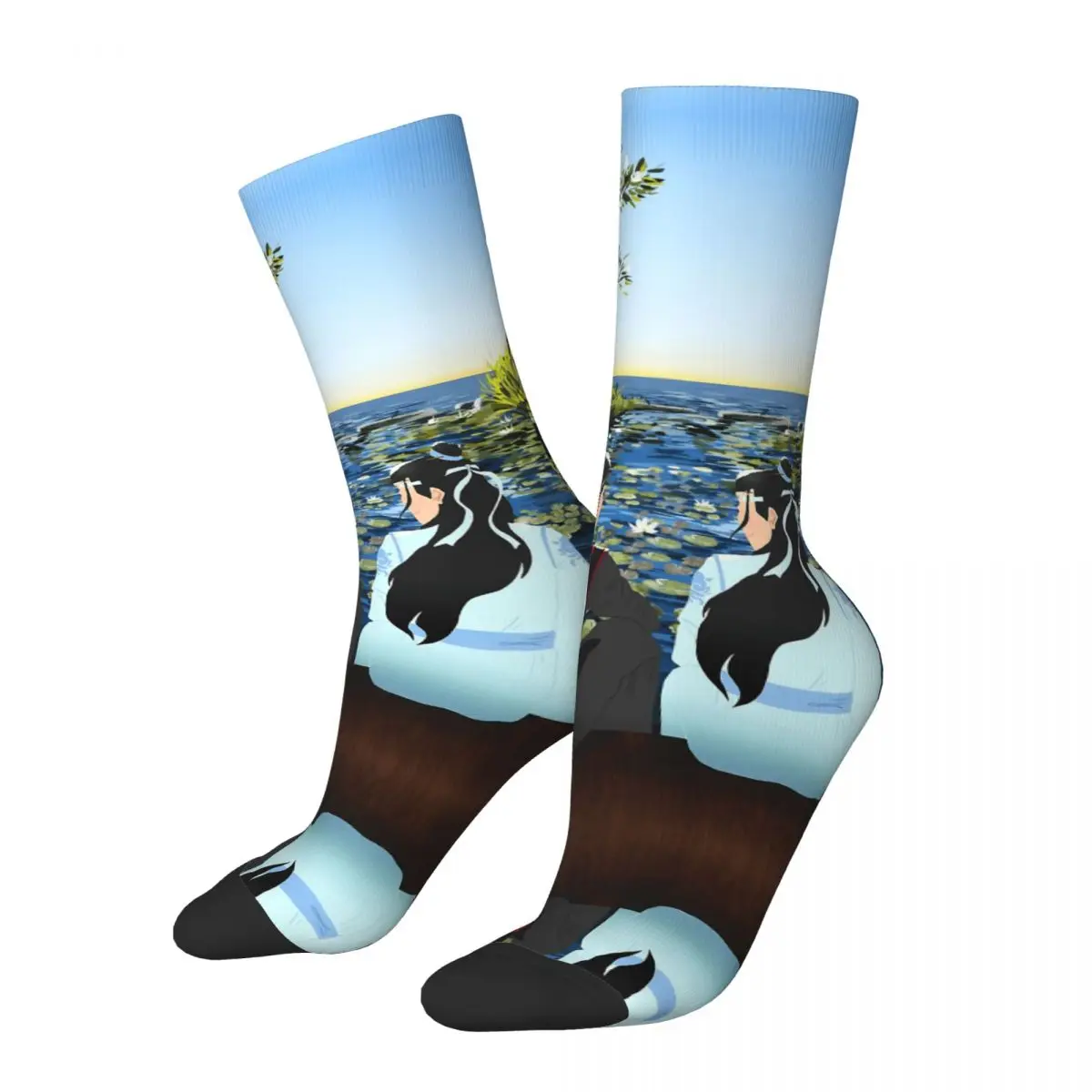 

The Untamed (2) R246 Stocking Funny Graphic The Best Buy Joke Contrast color Elastic Socks
