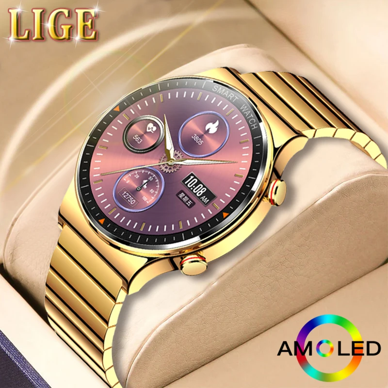 

Смарт-часы LIGE 1,39 AMOLED454 * 454 с поддержкой Bluetooth, 512 МБ, 400 мАч