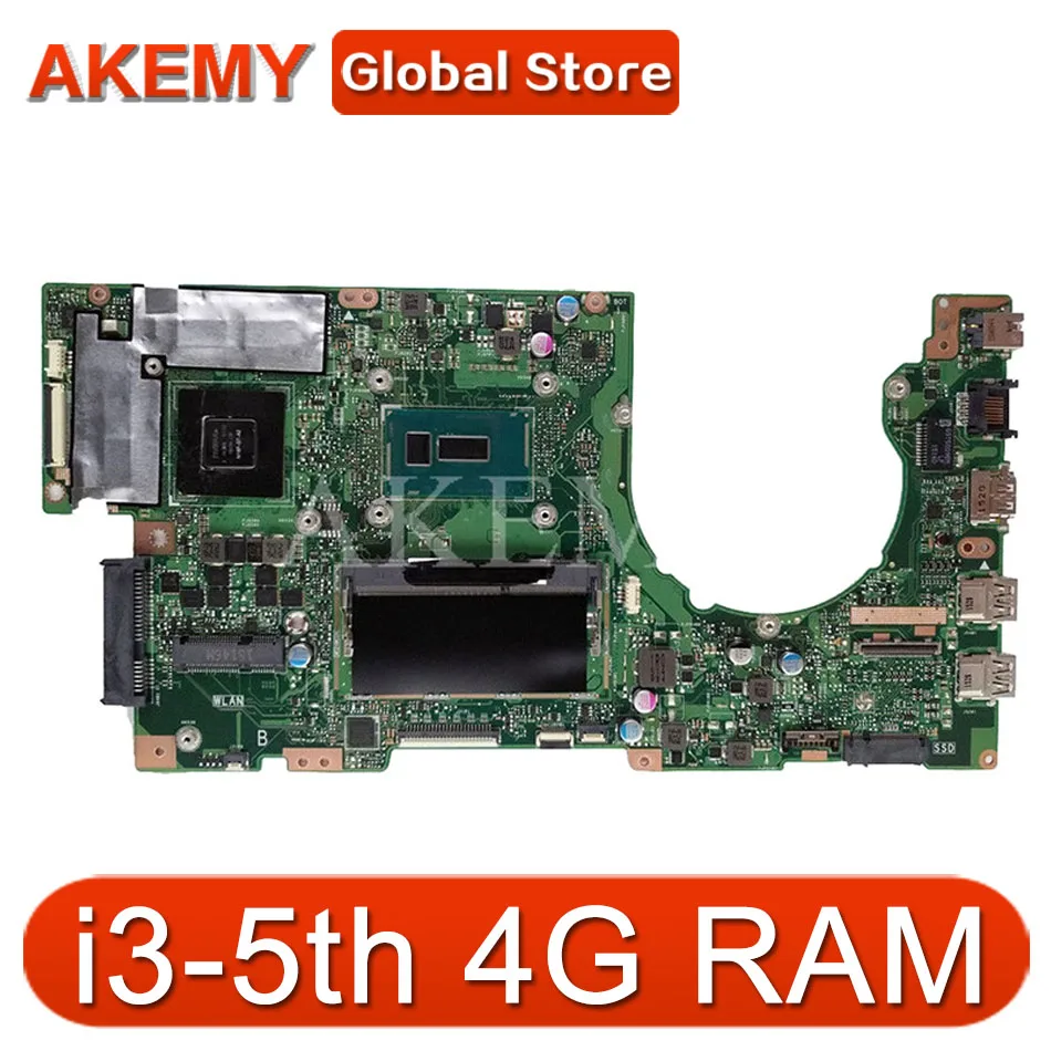 

Материнская плата SAMXINNO K501LB для ноутбука Asus K501LX K501LN K501LB A501L K501L V505L, материнская плата i3-5th ЦПУ GT940M 4 Гб