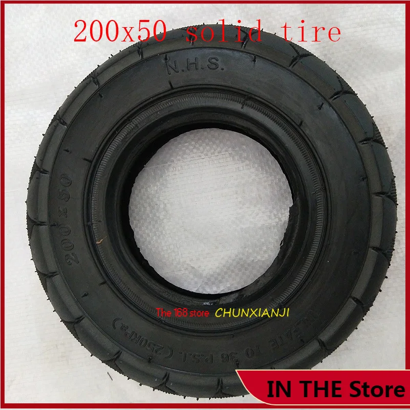 

Новейшая бескамерная шина 200x50 (8x2), сплошная/наполненная пеной шина 200*50 для скутера Razor E100 E125 E200, высокая производительность