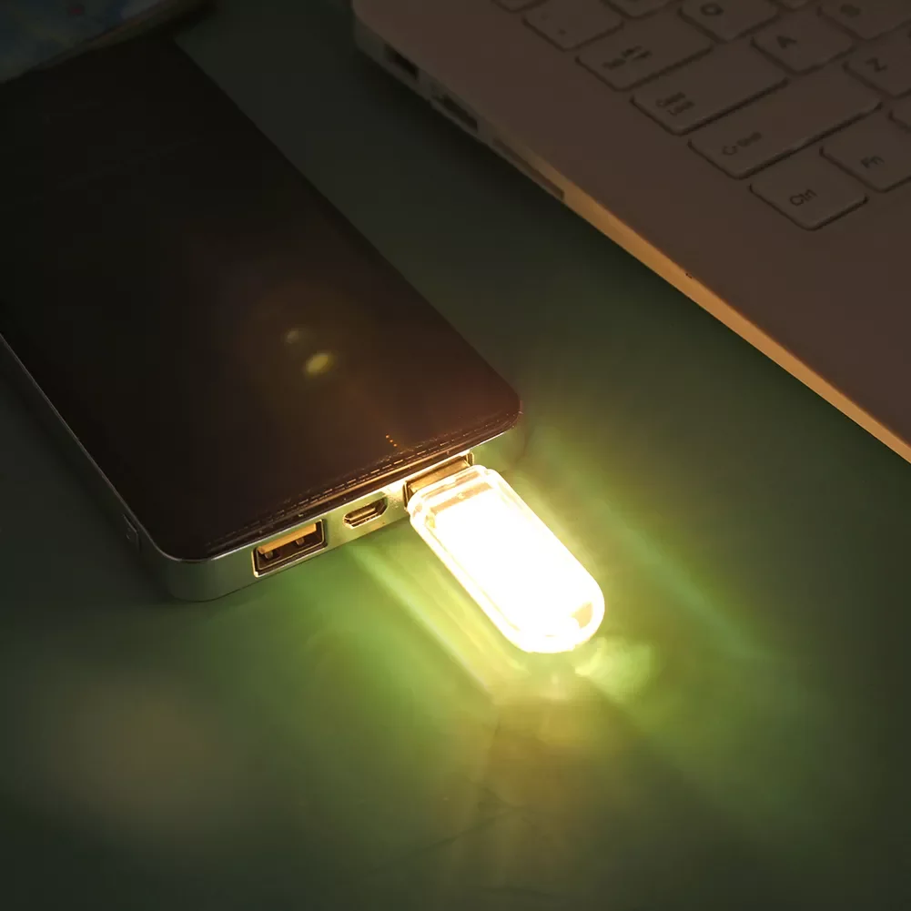 

Portable USB LED Light Bright Reading Book U Disk Lamp for PC Laptop USB Mini Portable LED Light