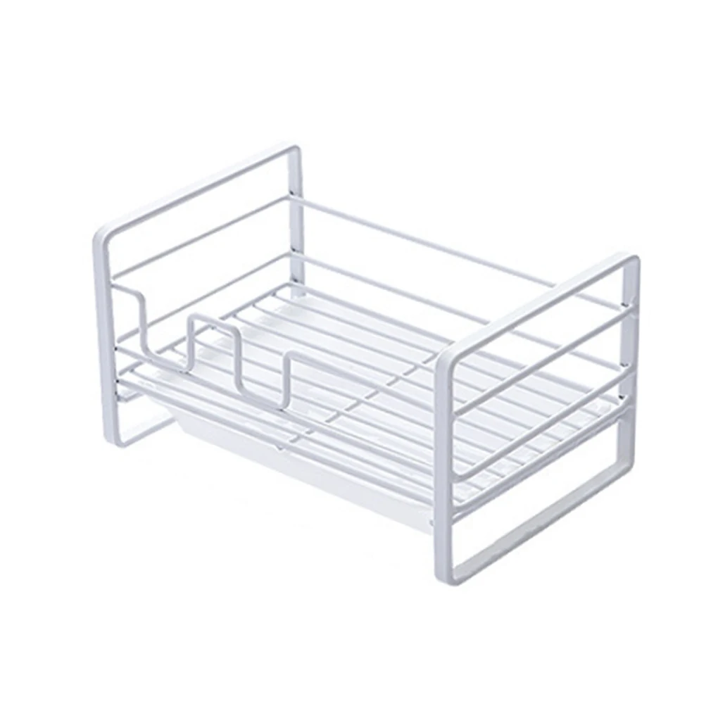 

Countertop Sponge Holder Shelf Drainer Rack Desktop Scrubber Steel Wire Balls Drying Basket Organizer Kitchen Supplies