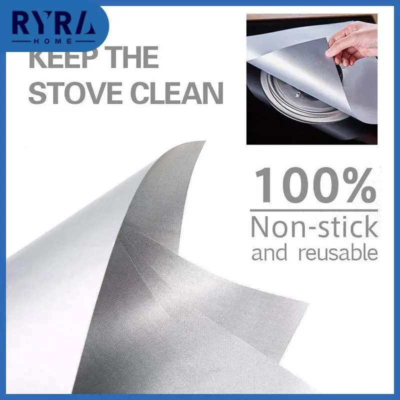 

2/4/5PCS For Gas Stoves Stovetop Burner Covers Liner Clean Mat Washable Cooker Cover Gas Stovetop Kitchen Accessories