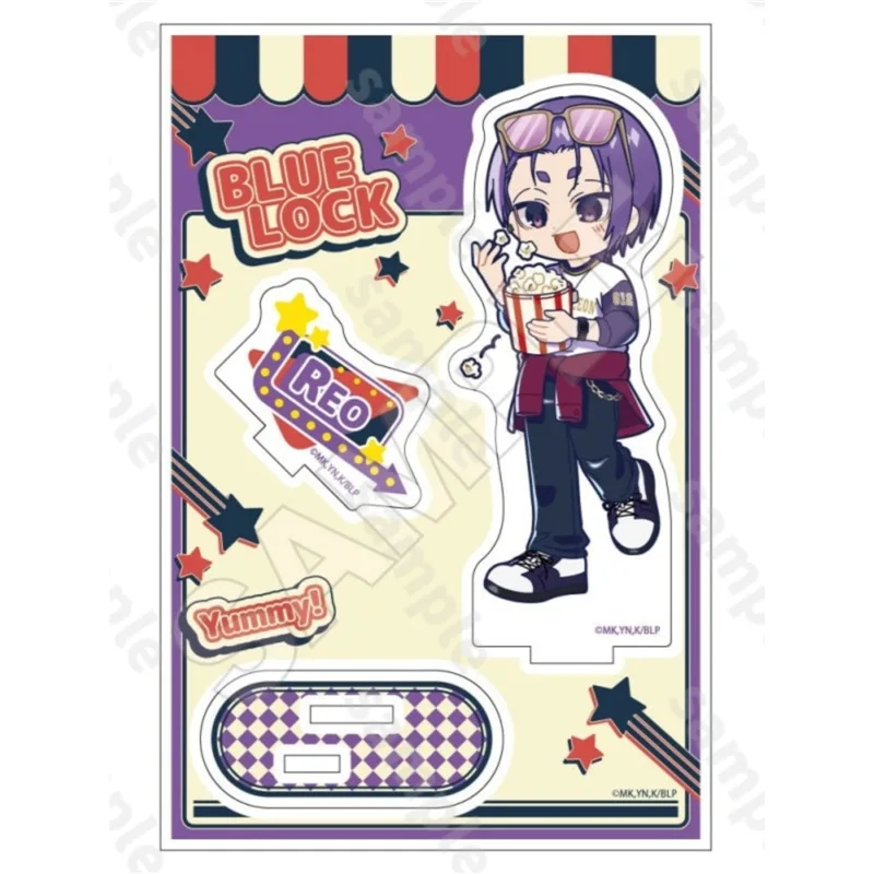 Фото Мини-синий замок, акриловая подставка Q NOPPOP, американская ретро аниме, периферийные устройства, Hiori You, фигурка Yoichi Lsagi, настольный орнамент, аксессуар, игрушка №4