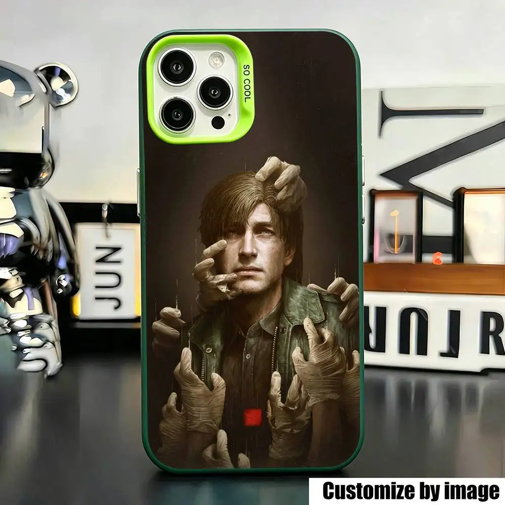 Фото Чехол для телефона Silent Hill James Sunderland Game для iPhone 17, 16, 15, 14, 13, 12, 11 Plus, Pro Max, XS, цветной серебристый чехол-футляр №1