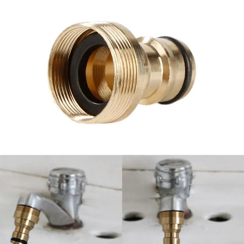 

2/4/5PCS General Brass Kitchen Faucet Connector Threaded Hose Water Pipe Adapter Connector Pipe Fitting Spray Nozzle Tool 23mm