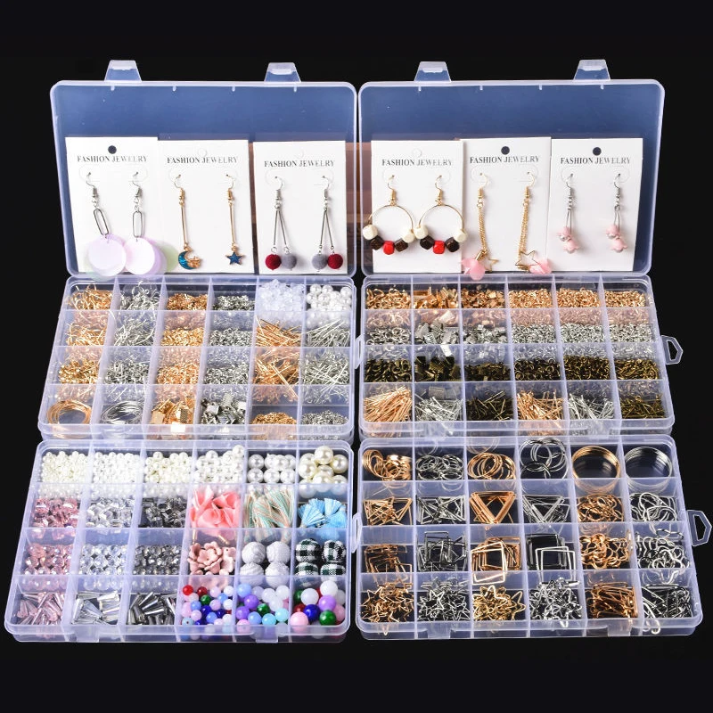 

Jewelry Making Kit Earrings Handmade Materials DIY Earrings Material Bag Earrings Clip Earrings Jewelry Accessories Tool Set