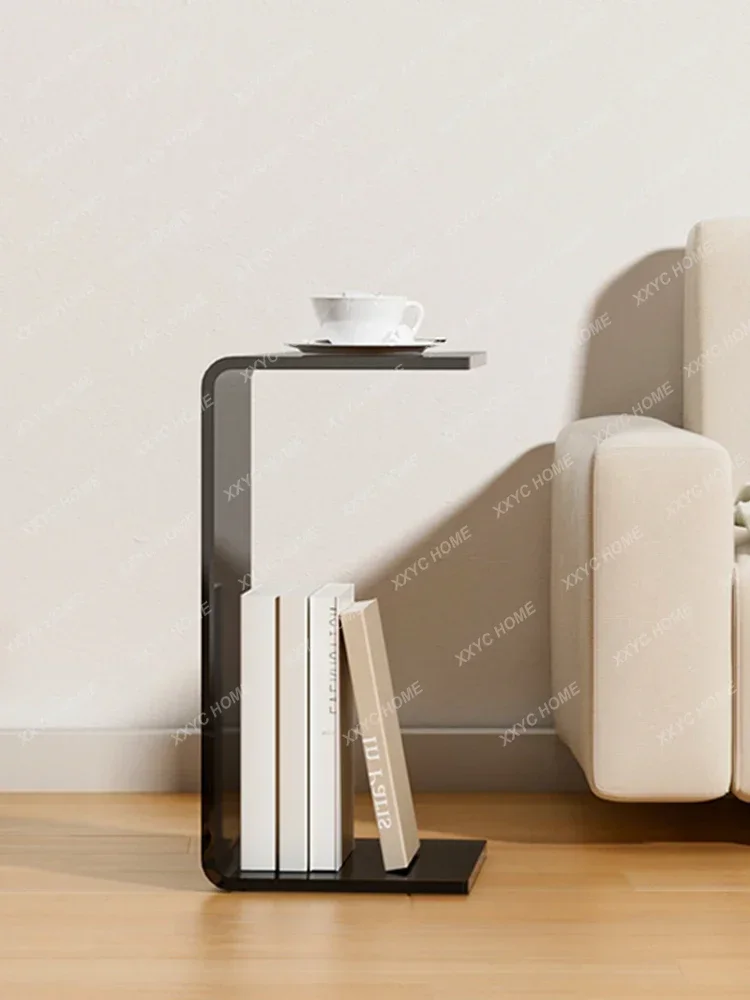 эркер небольшой столик акриловый простой прозрачный кофейный кровать для