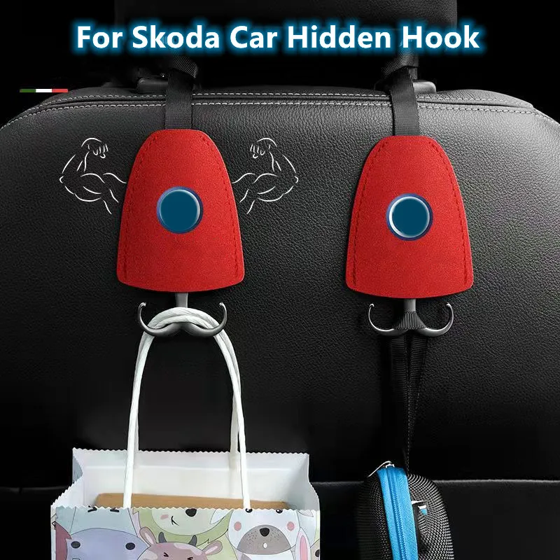 

Suitable for Skoda Karoq Kemick Octavia Speedy Universal Car Seat Hook Flip Fur Car Hidden Hook