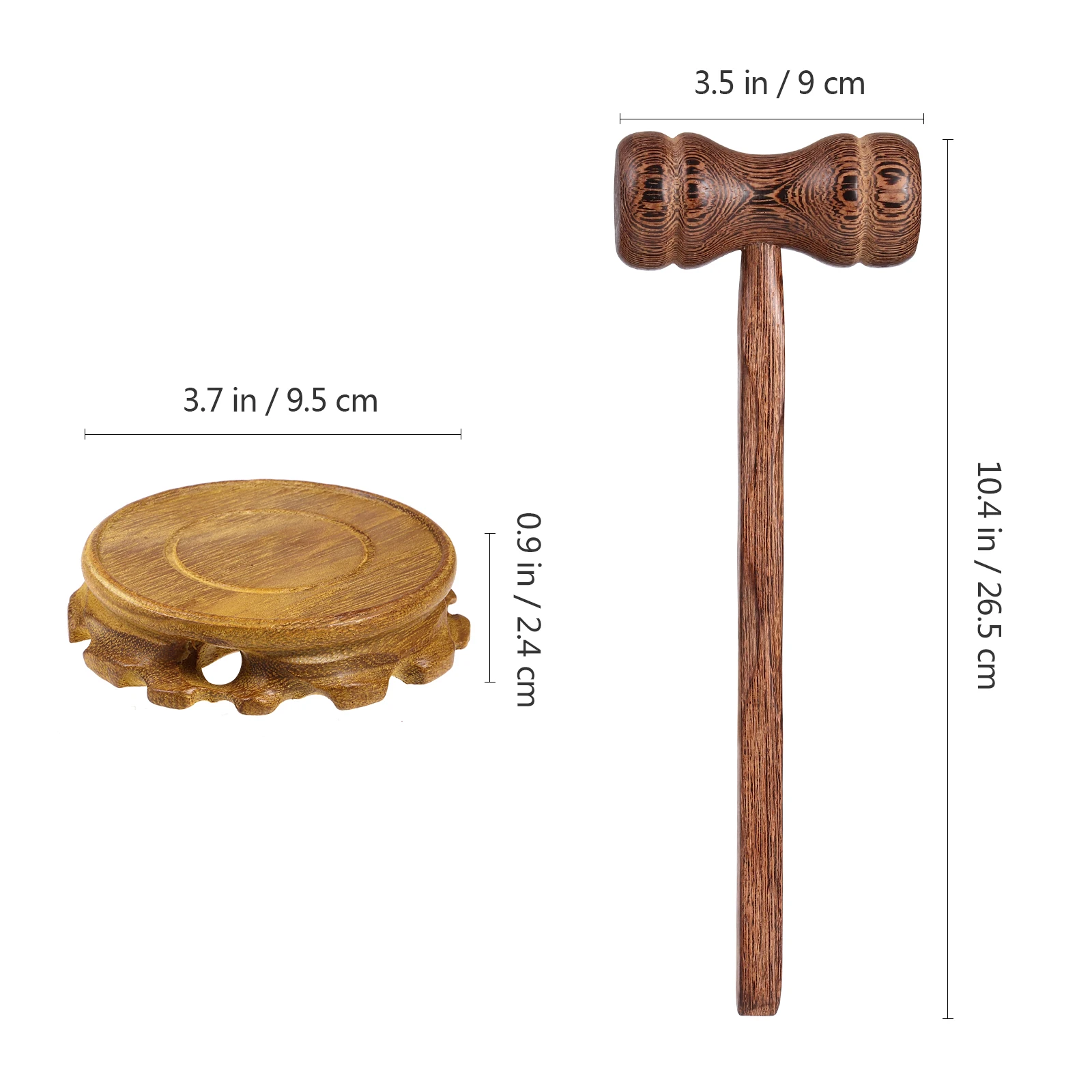 1 Набор деревянный молоток для аукциона судов судей с деревянной основой |