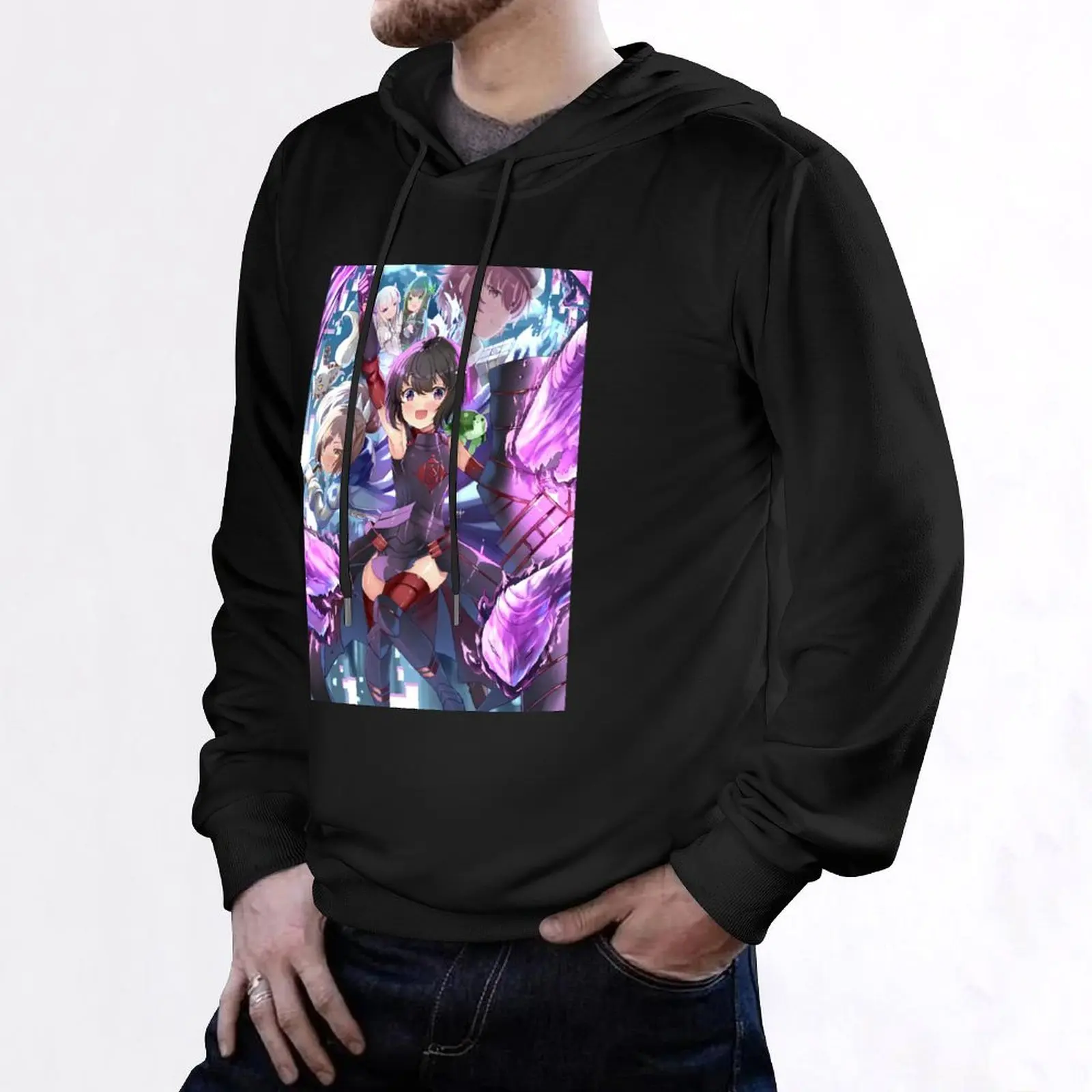 BOFURI: I Don't Want to Get Hurt so I'll Max Out My Defense пуловер с капюшоном эстетичная одежда