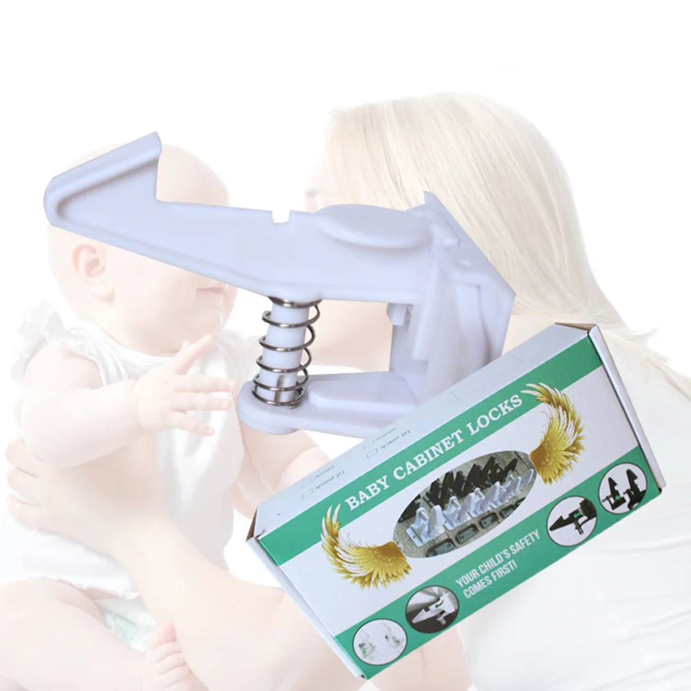 

5PCS Magnetic Cabinet Locks for Child Safety No Tools Or Screws