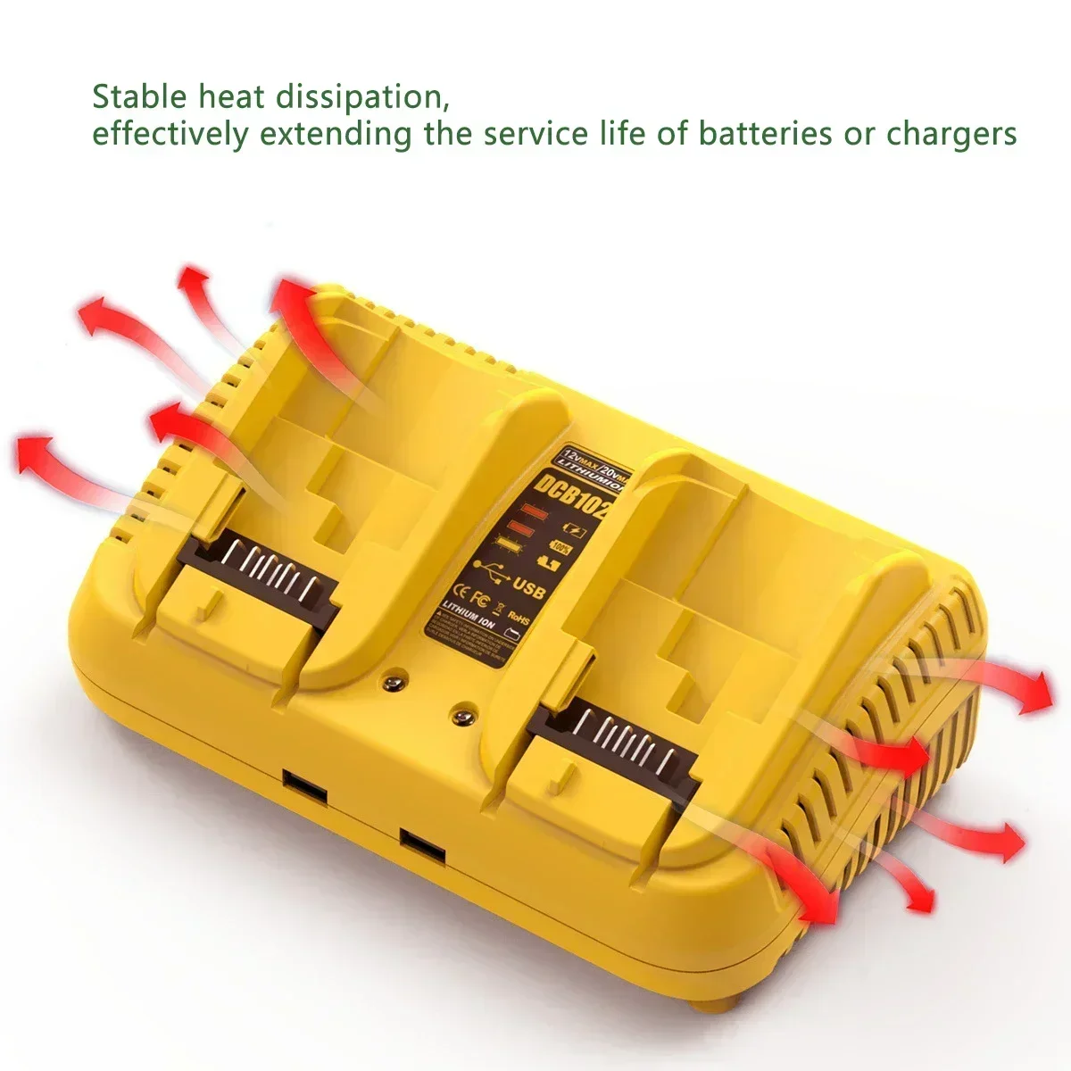 Зарядное устройство для литиевой батареи Dewalt 14 4 В 18 20 DCB203 DC B204 DCB205 DCB206 DCB118 DCB1418 DCB140