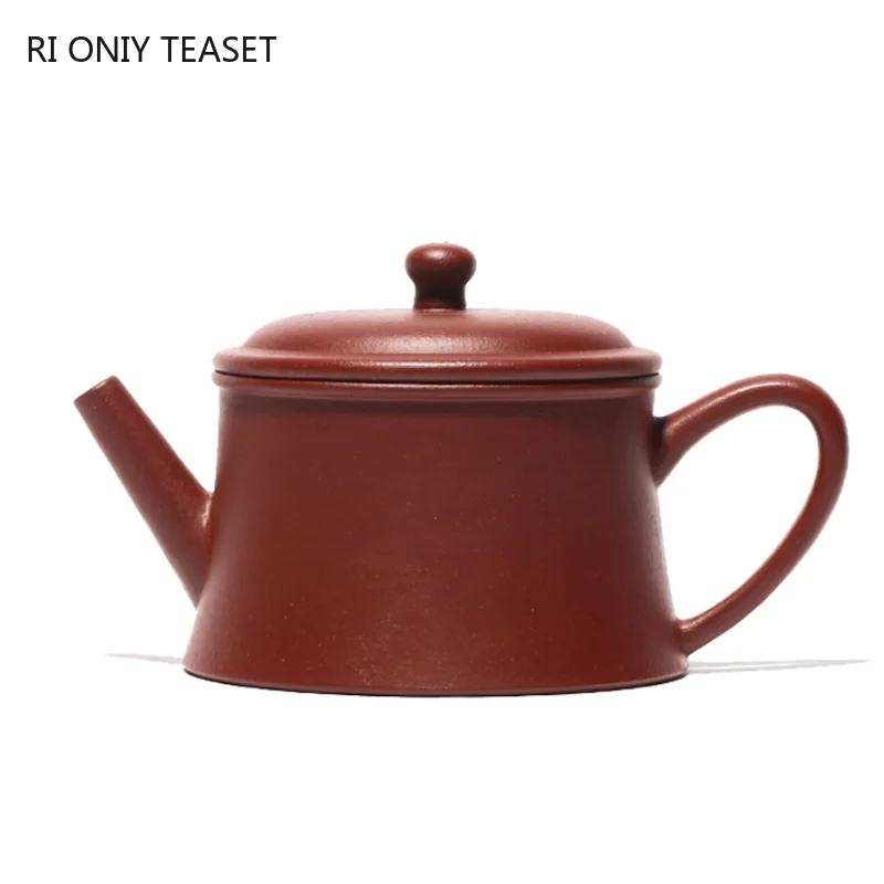 

190ml Yixing Famous Purple Clay Teapot Handmade Ball Hole Filter Tea Pot Raw Ore Dahongpao Kettle Chinese Zisha Tea Set Gifts