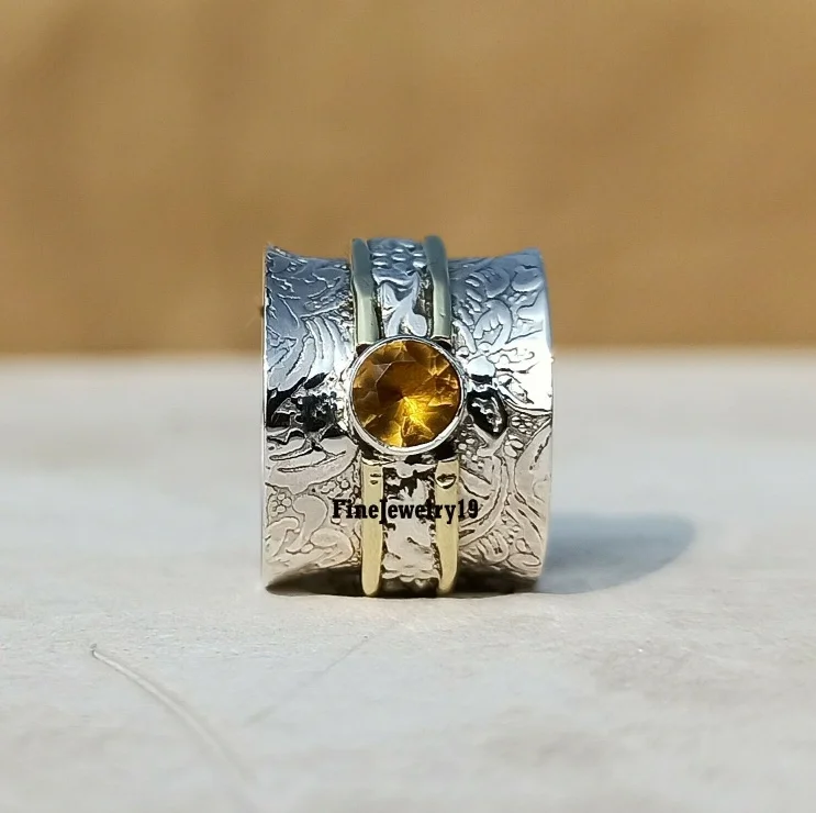 

ANGLANG Fashion Women Engagement Rings AAAAA Yellow Cubic Zirconia Proposal Rings for Girlfriend Fine Anniversary Gift