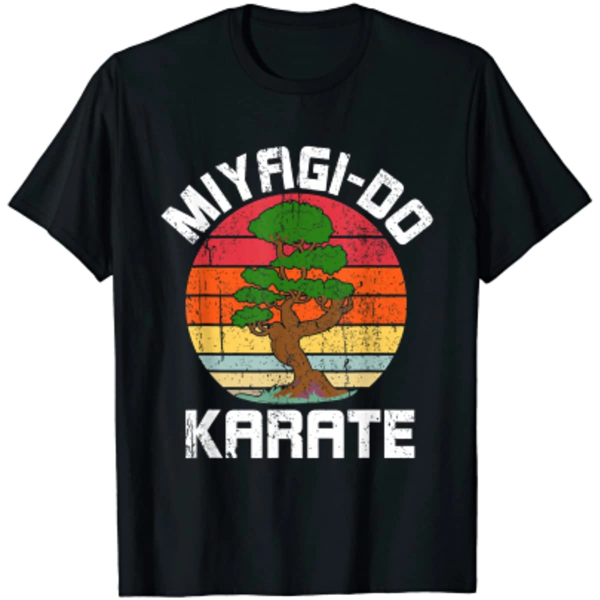 Karate Vintage Miyagi-Do T-Shirt Bonsai Tree T-Shirt Oversized T Shirt Graphic T Shirts Men T Shirt Daily Four Seasons Tees