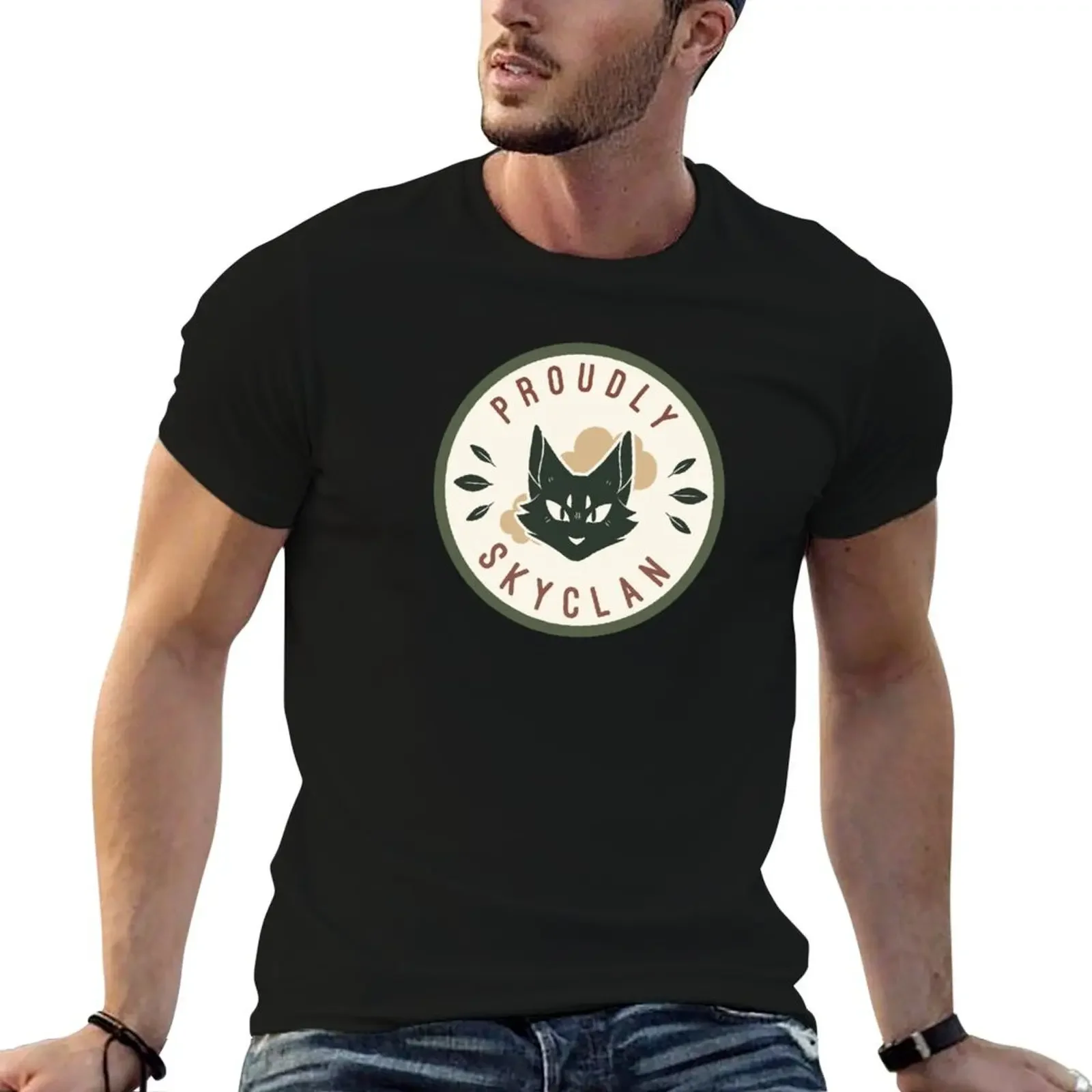 Футболка SkyClan Pride больших размеров уличные футболки для мужчин с графикой