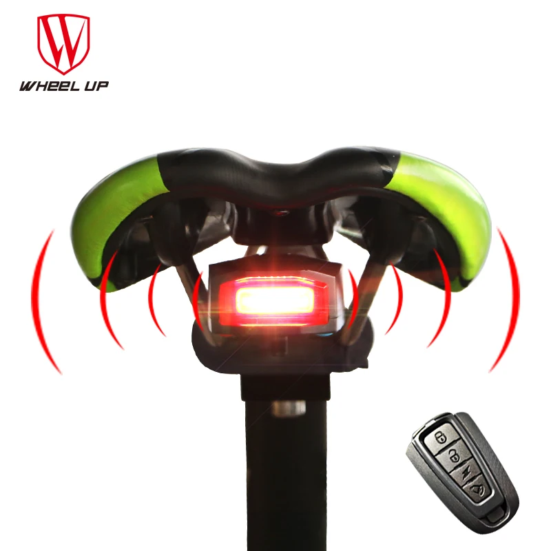 

4 In 1 Anti-theft Wireless Remote Control Bike lights Bicycle Taillights Bike Rear Bicycle pattern 2018 Leds