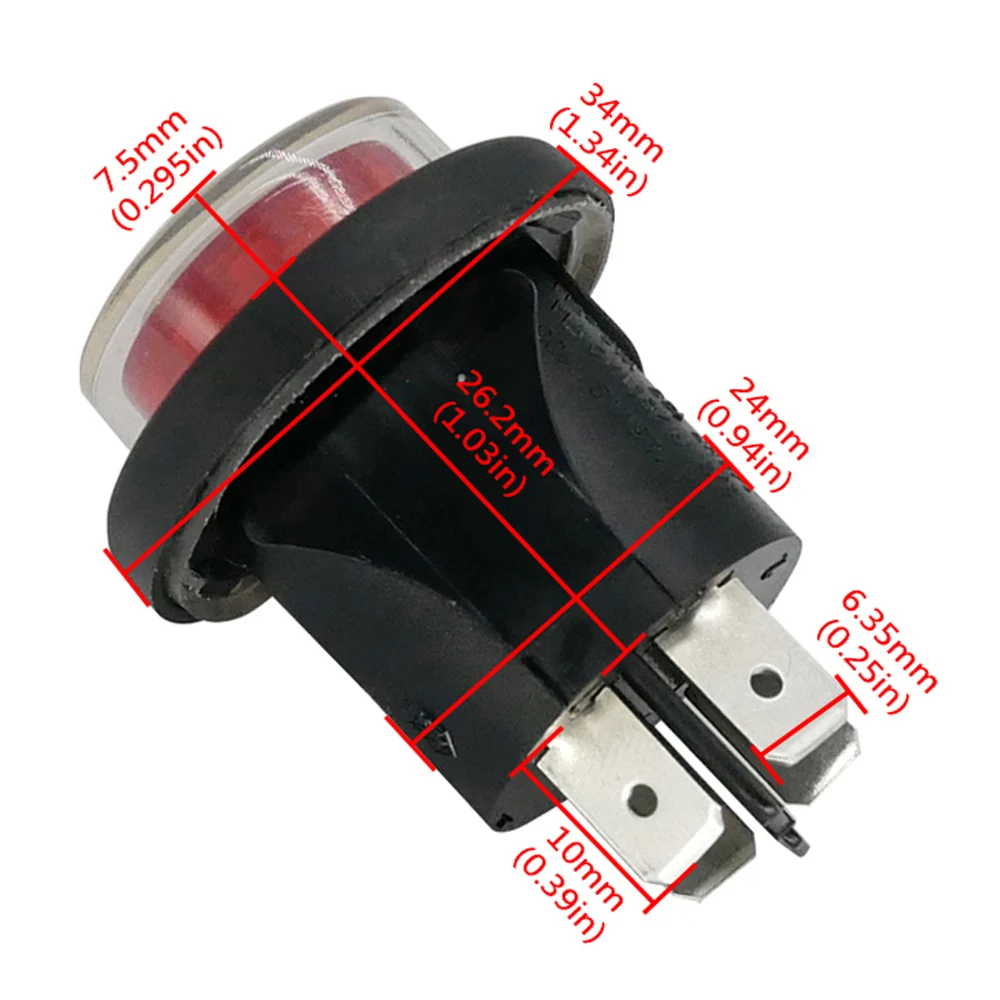 RL5-121 T125/55 для мгновенного кнопочного переключателя RLEIL 16 (4)/125 1E4 10(4)/250 5E4 Coleman BBQ