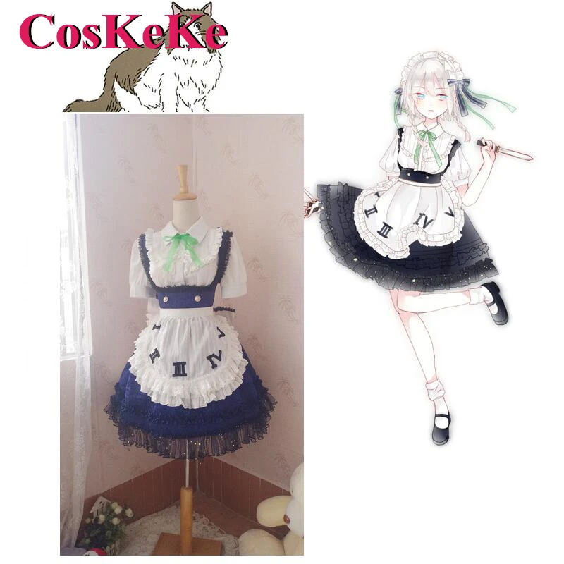 

[Индивидуальный заказ] Izayoi Sakuya Косплей Аниме игра Touhou костюм к-проект великолепное милое платье горничной