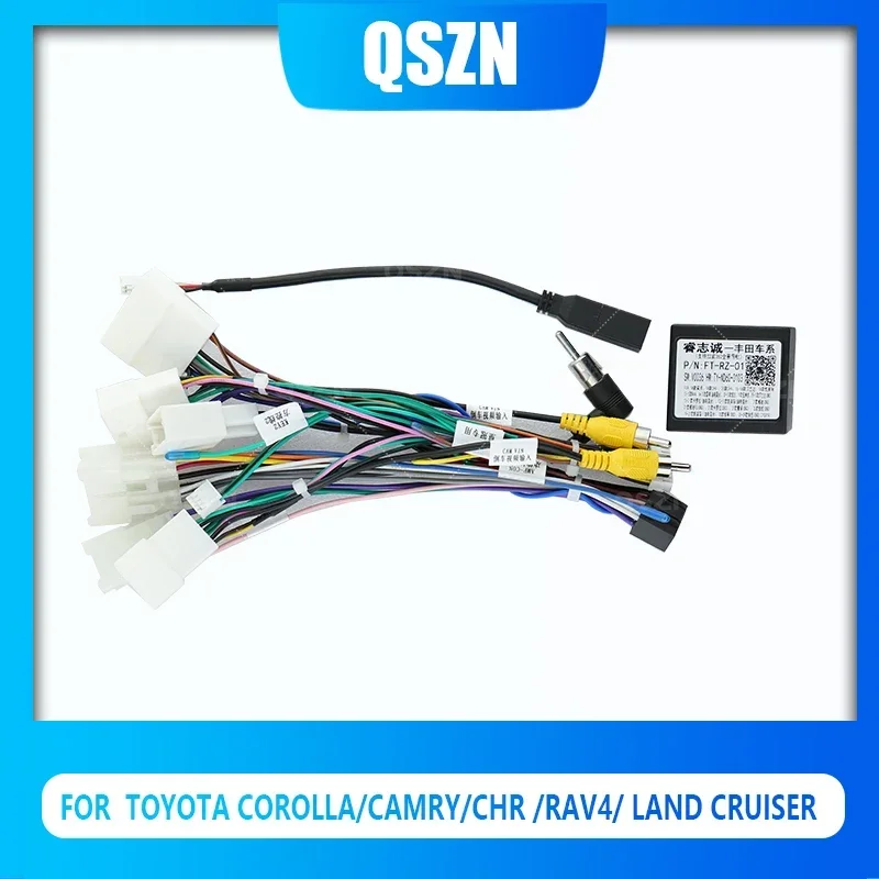

QSZN Android Canbus Box FT-RZ-01/FT-RZ-02 для TOYOTA CAMRY/Rav4/COROLLA/PRADO/120/SIENNA Жгут проводов Автомобильный радиоприемник