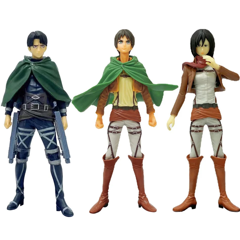 

2023 Attack on Titan Figure Rival Ackerman Action Figure Package Ver. Levi PVC Action Figure Rivaille Collection Model Toys 16cm