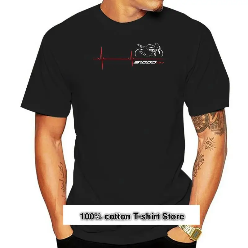 

Camiseta para motocicleta S 1000 Rr, camisa de manga corta, 2022 de algodón, color negro, a la moda, S1000Rr, 100%