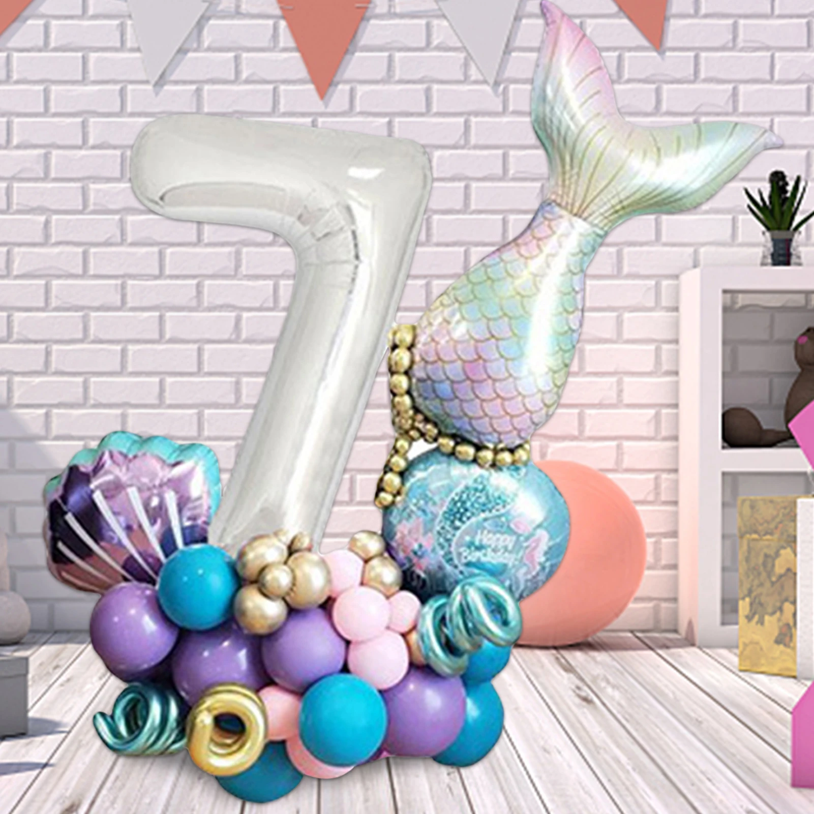 Шары воздушные многоразовые для дня рождения 55 шт. | Дом и сад