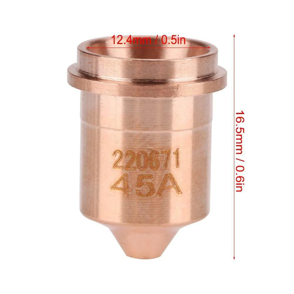 

Brand New For Welding Nozzle Welding Tools 220673+220669+220671 High Temperature Protec Plasma Tellurium Copper